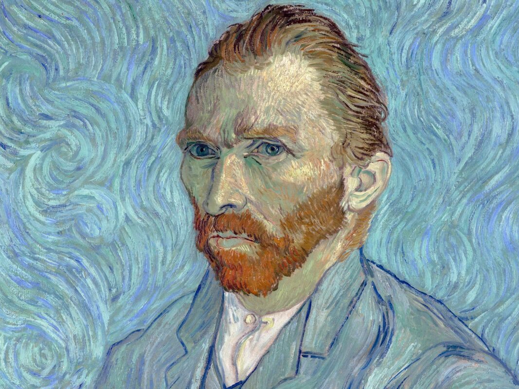 Estilo Van Gogh en lienzo y cerámica